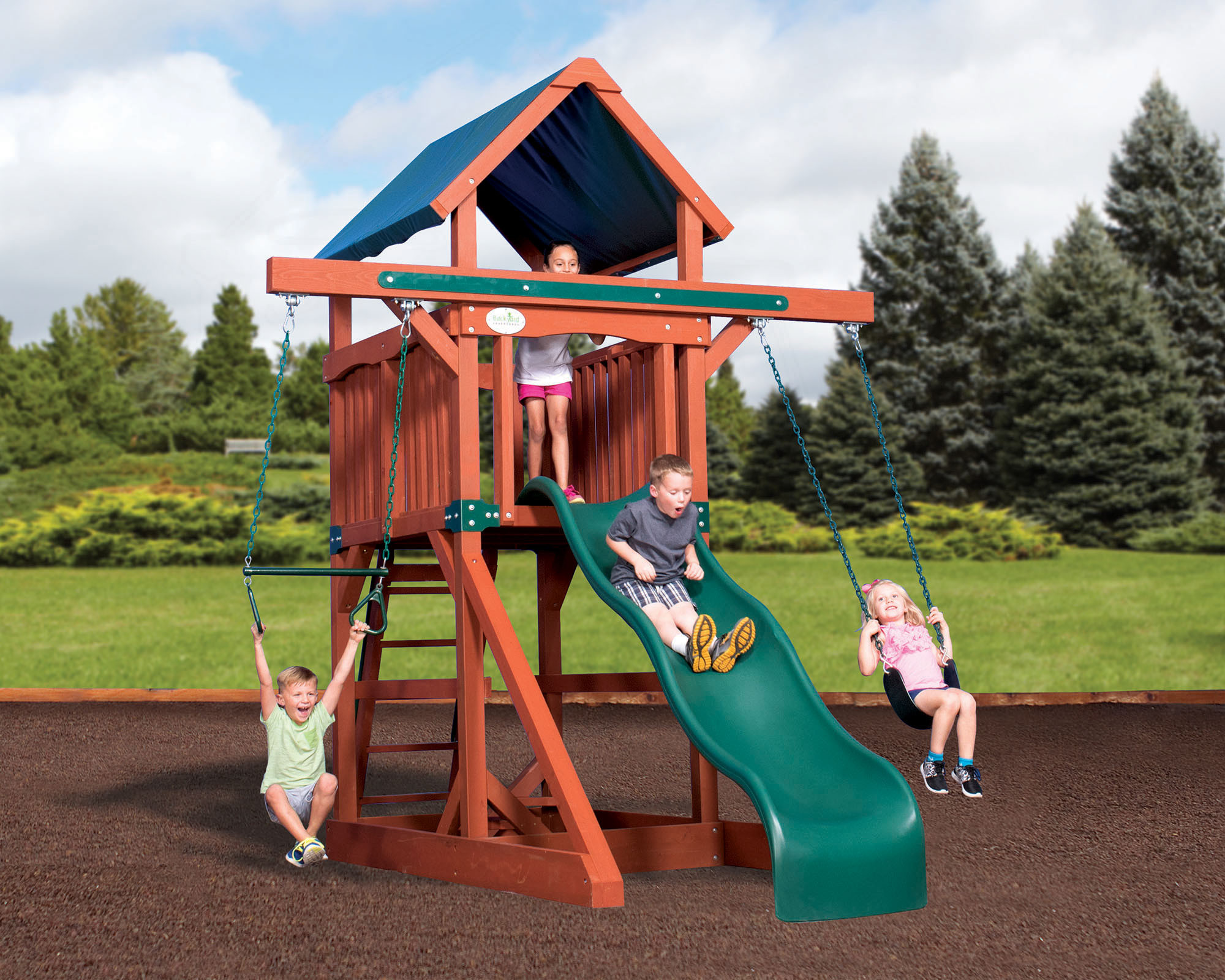 Play Sets For Backyard Caribbean Wooden Swing Set Playsets