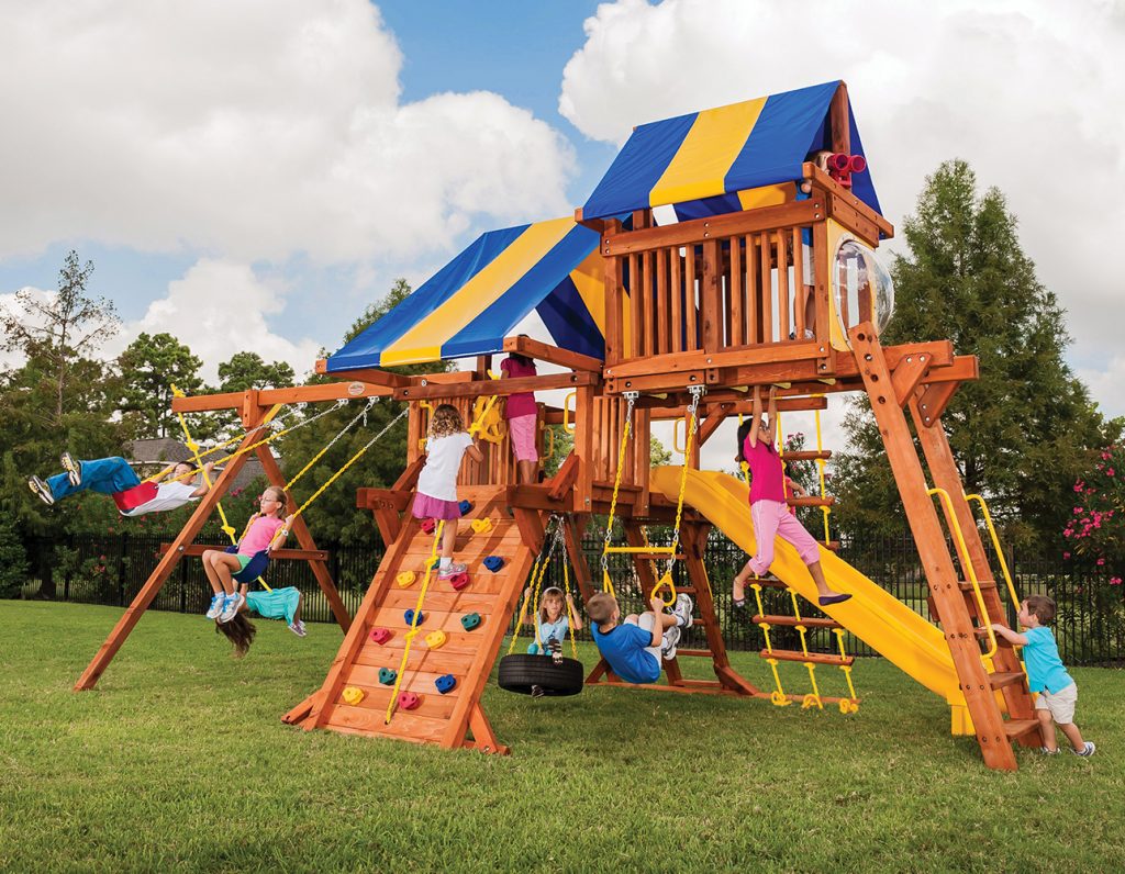 Swingsets and Playsets Nashville, TN 5.5 Texan Playcenter Config 4