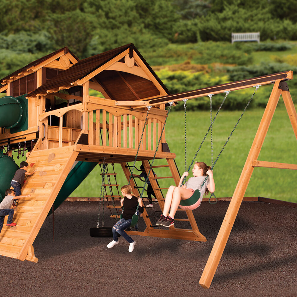 Titan Peak Jumbo 3 Ultimate Playset Swingsets and Playsets Nashville, TN