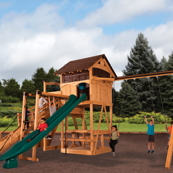 Titan Treehouse XL 3 SwingSet Swingsets and Playsets Nashville, TN